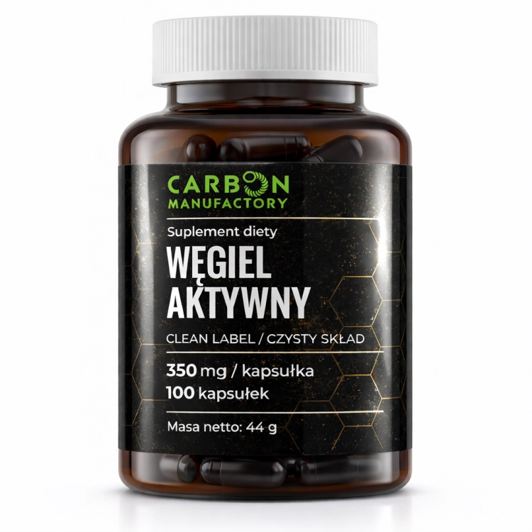 Węgiel aktywny w kapsułkach – suplement diety