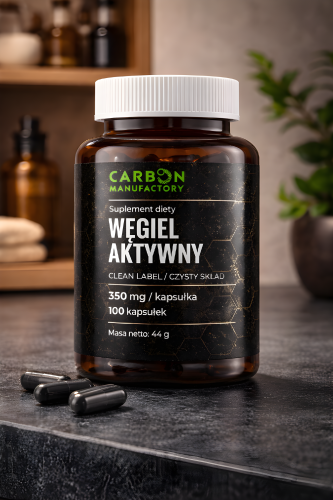 Węgiel aktywny w kapsułkach – suplement diety
