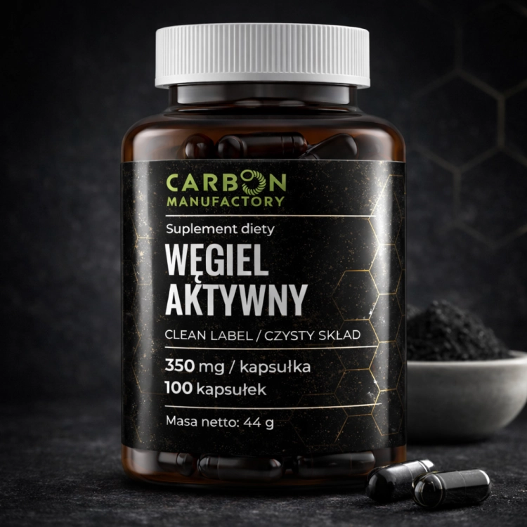 Węgiel aktywny w kapsułkach – suplement diety
