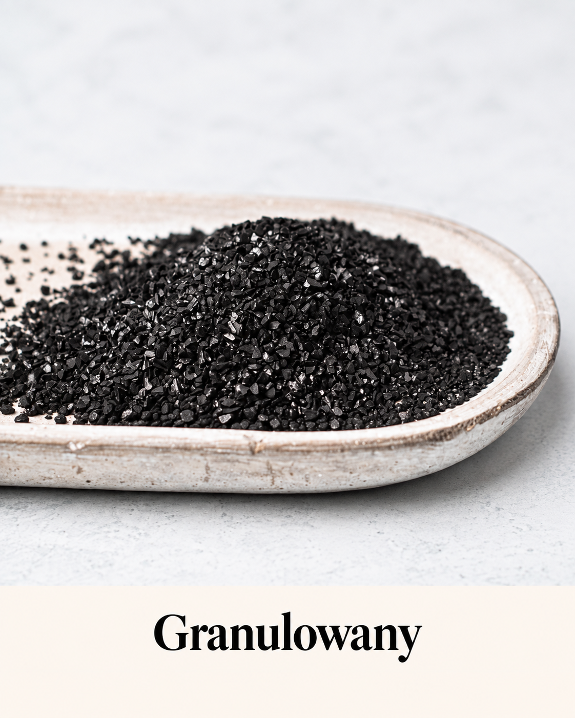 Węgiel aktywny granulowany – nieregularne ziarna